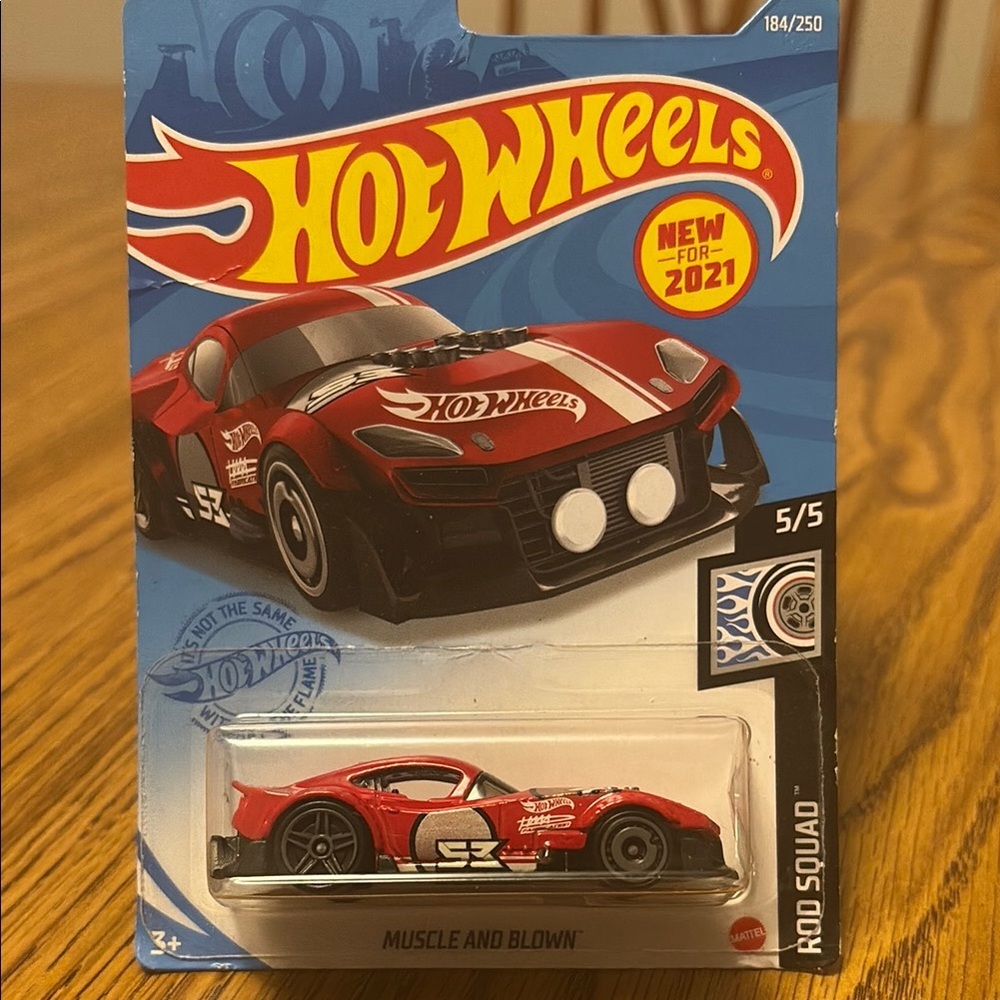 Hot Wheels Muscle and Blown Car - Red